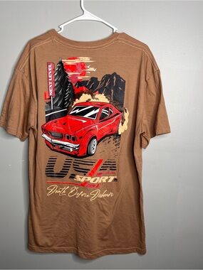 RGSTR Next Level USA Sport Short Sleeve Graphic Tee Size X-Large